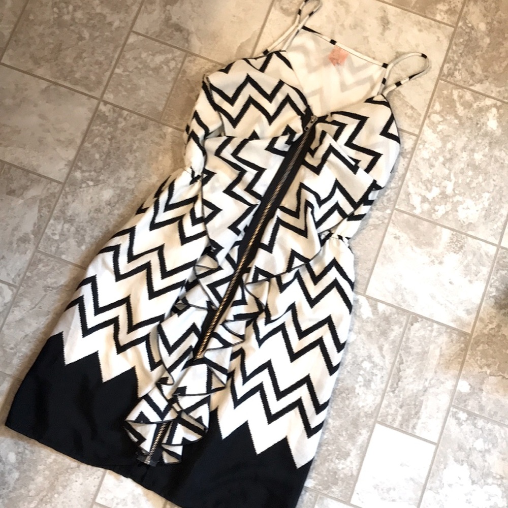 Chevron Print Dress